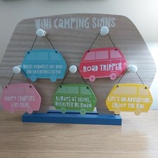 BNWT Mini Campervan Signs - 5
