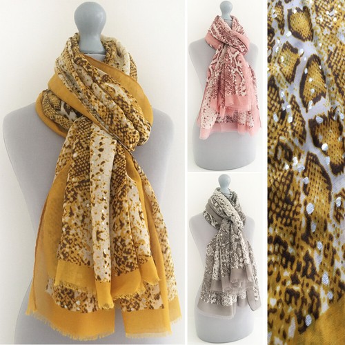 Ladies large leopard - large, print