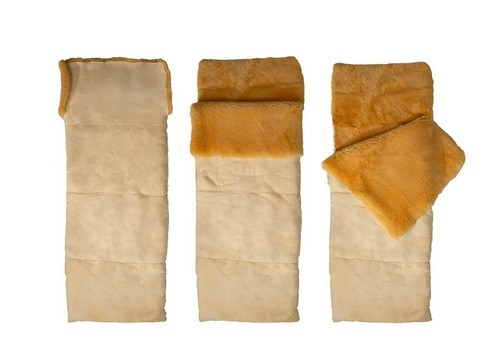 Sleeping bag made - , from