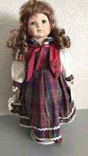 Leonardo Collection Porcelain Doll On Stand Jane Approx 18"