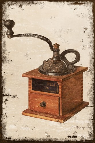 Vintage coffee grinder - vintage,