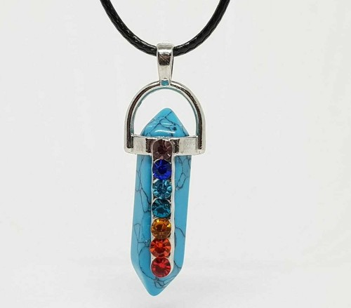 Crystal necklace chakra - crystal,