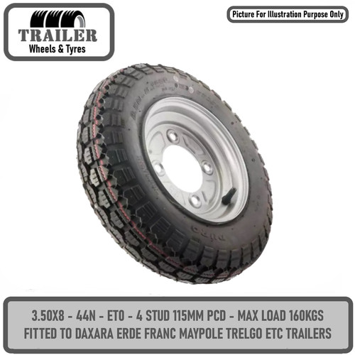 Trailer wheel rim tyre - trailer,