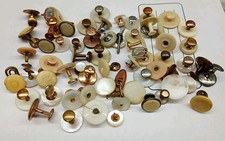 #2 Joblot 55 Vintage Dress Shirt Button Studs And Cufflinks Miscellaneous Spares