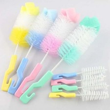 1 pcs Baby Bottle Brush  360 Degree Cleaning Upright Nylon Bottle Brush Set