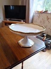 Theodore Haviland Limgoes White/Gold  Porcelain Tazza