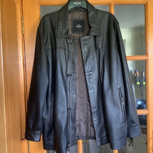 Melaka soft leather coat with - soft,