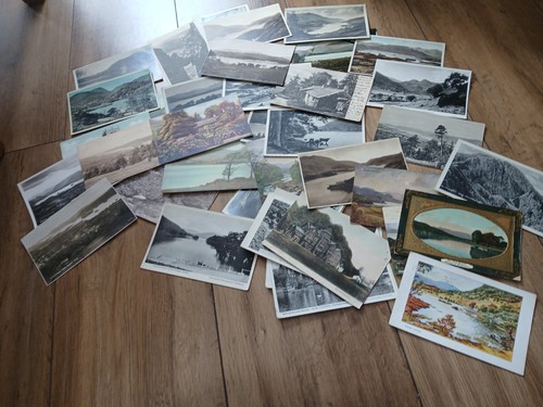 Job lot vintage postcards - lot, (43)