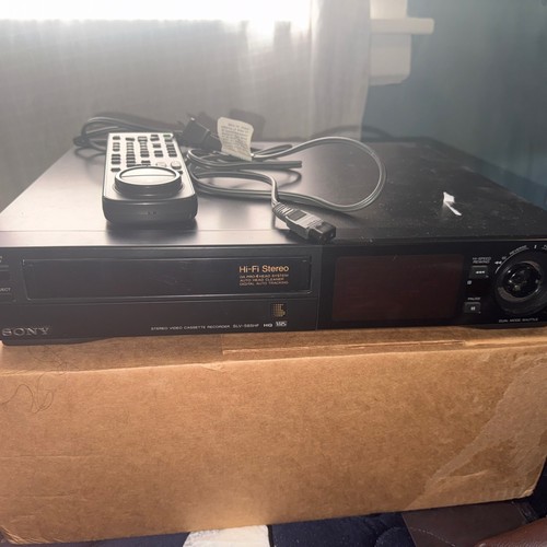 Sony slv 585hf vcr - slv-585hf,