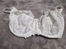 Charnos Woman's White Lace Bra 32G