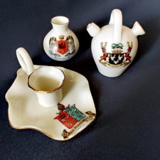 Vintage Heraldic Crested China