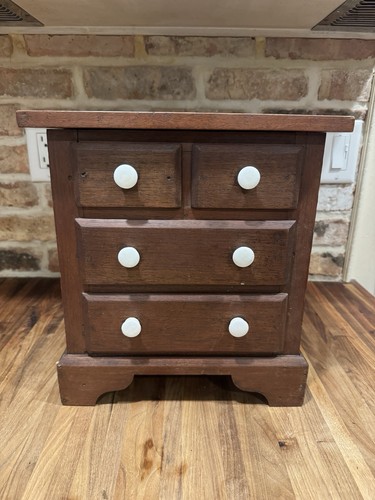 Antique miniature chest - miniature,