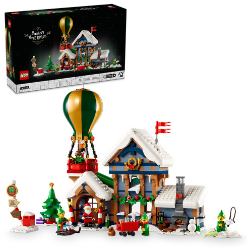 Lego santa post - santa's, office