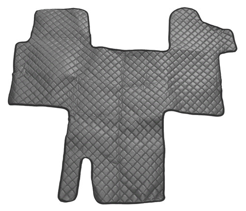 Gray eco leather floor - eco,