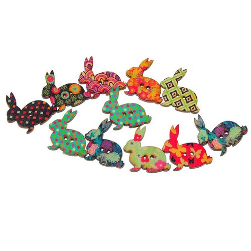 50pcs assorted color wooden - 50pcs,