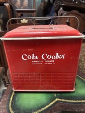 Vintage Original Coca-Cola cool box, ice box ‘Coca Cooler’ rare piece