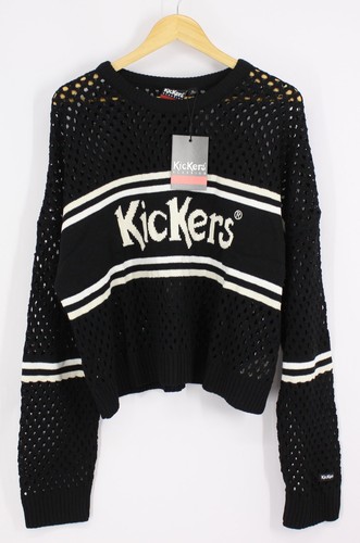 Kickers womens fishnet cropped - kickers,