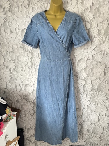 Primark denim wrap - dress, size