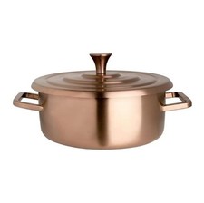 Steelite Creations Homestyle Brushed Bronze Round Chafer - 1.9Ltr
