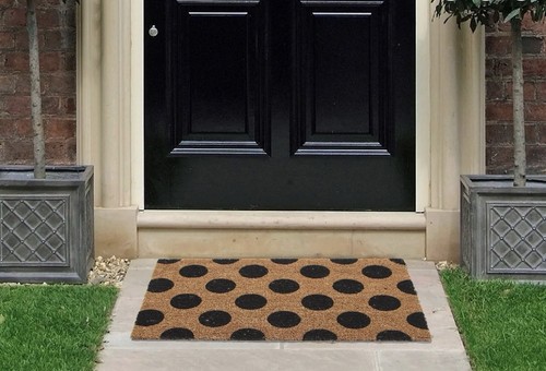 Coco coir polka - &, doormat
