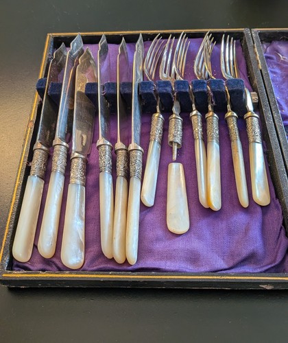 Antique epns mother pearl - antique, of