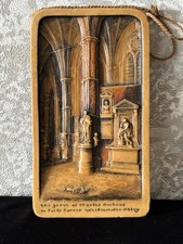 Osbourne Ivorex Wall Plaque ‘The Grave Of Charles Dickens’ Westminster Abbey