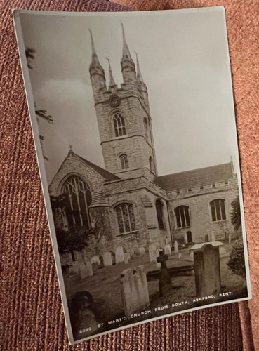 Antique postcard ashford - antique, kent