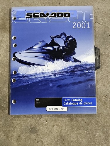 Sea doo parts manual book - sea-doo,