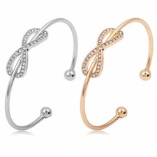Ladies Silver Gold Infinity