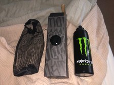 Monster Energy Athlete Only New Alloy Drinking Bottle/straw. New. Boxed