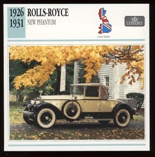 1926 - 1931  Rolls Royce New