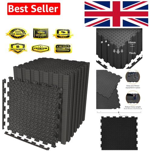 60cm black interlocking - 60cm,
