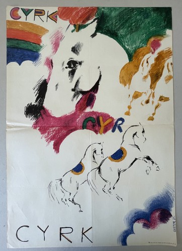 Original circus poster poland - circus,