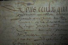 1626 antique parchment
