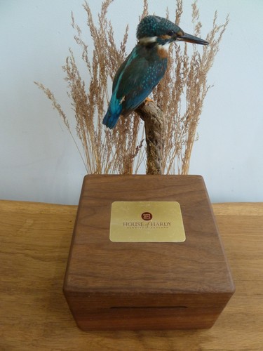 Hardy walnut reel case - hardy,