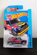 Hot Wheels HW City (2013) Blue '67 Austin Mini Van Toy 27/250 Long Card