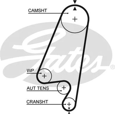 Timing belt fits opel - fits:,
