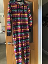 Ladies one piece pyjamas NEXT size XS multi print sloth dinosaur cactus aztec