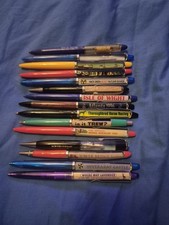 Collection Vintage Novelty Pens X 15 Inc Moving Ship Pens