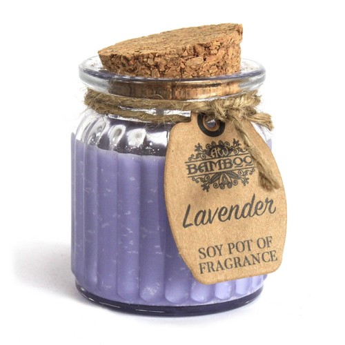 Lavender soy pot fragrance - soy,