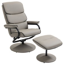 HOMCOM Faux Leather Recliner