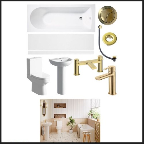 Modern bathroom suite - modern,