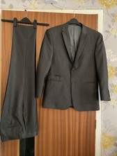 Skopes  Dark Silver Grey pinstripe,2 Piece Suit C36S, W28R,L27S