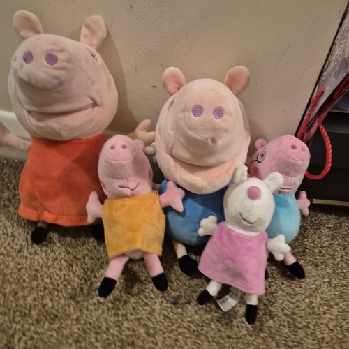 Bundle peppa pig plush - pig,