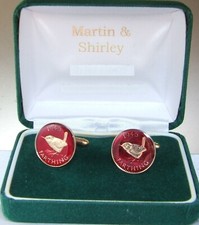 1946 Farthing cufflinks made