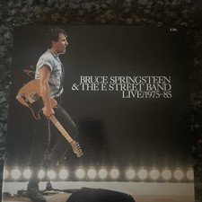 BRUCE SPRINGSTEEN - LIVE 1975-85 UK 1985 VINYL ALBUM + BOOKLET BOX SET  N/M