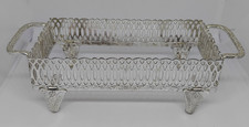 Silver plated napkin holder
