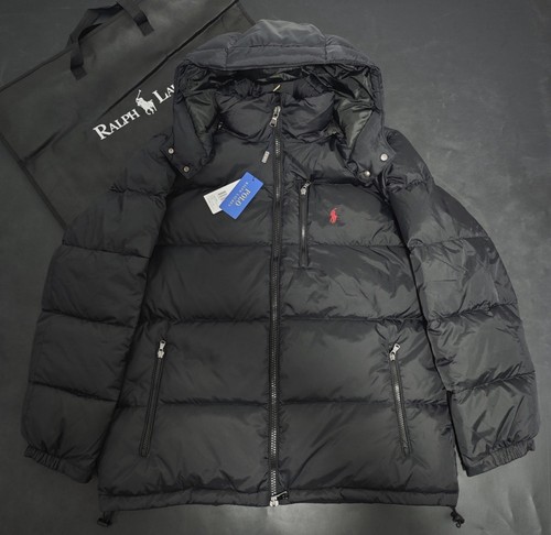 Black ralph lauren puffer - lauren, size