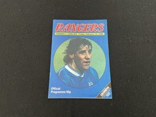 Football programme glasgow - football,