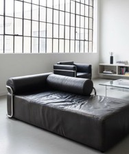 Vintage leather bauhaus sofa - bauhaus,